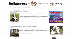 Desktop Screenshot of bulliepupsrus.com