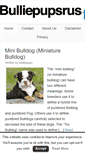 Mobile Screenshot of bulliepupsrus.com